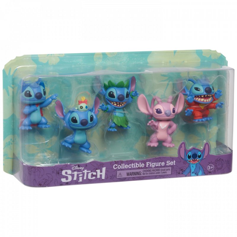 Just Play Stitch Collectible Figure Set 5-pack