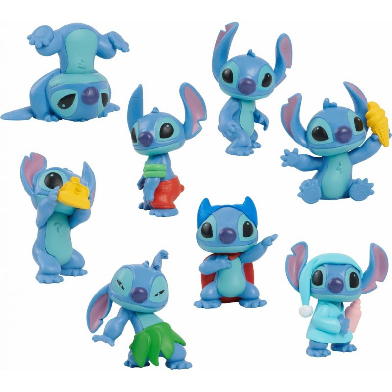 Lilo & Stitch pack 8 figurines Stitch Collectible Figure Set 7 cm