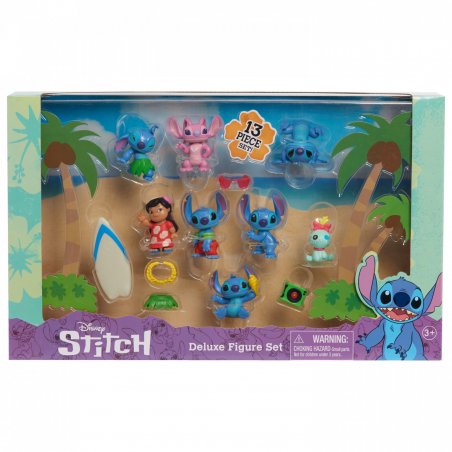 Lilo & Stitch pack 8 figurines Stitch Deluxe Figure Set 7 cm