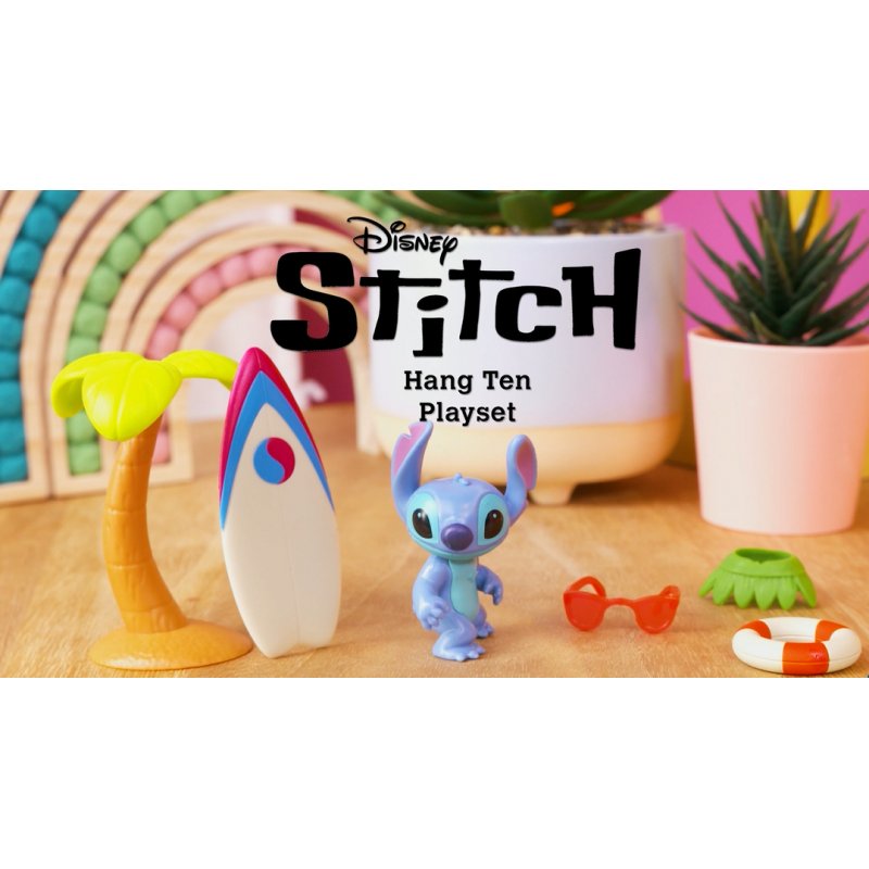 Lilo & Stitch playset Hang Ten Stitch 7 cm