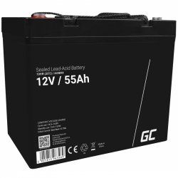 Green Cell AGM49 batterie de véhicule Mat de verre absorbé 55 Ah 12 V Marine / Loisirs
