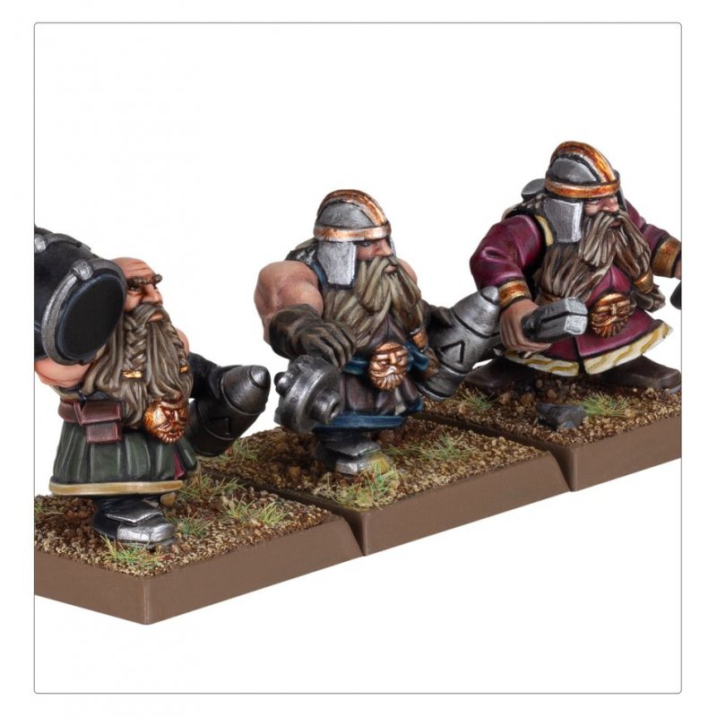 Warhammer ToW - Dwarfen Mountain Holds Canon & Canon Orgue