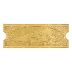 Le Pôle express réplique Train Ticket 24k Gold Plated Limited Edition