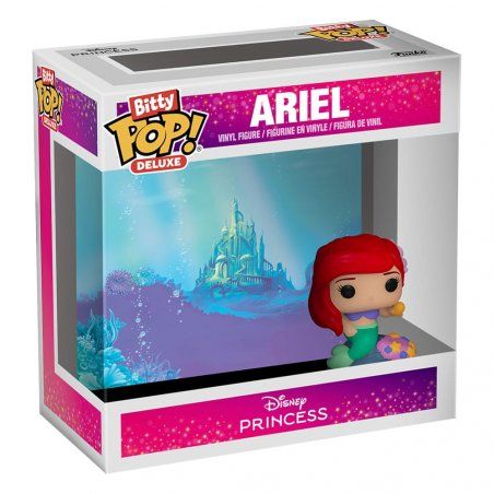 Disney Display (12) pack 4 figurines Bitty POP! Deluxe Vinyl Ariel(Under The Sea) 2,5 cm