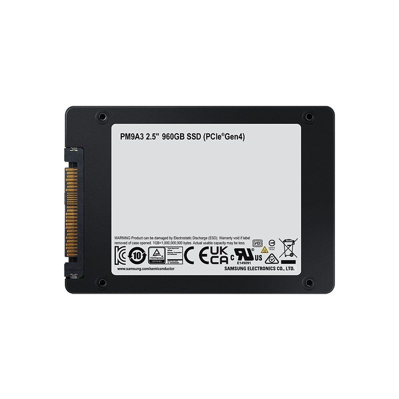 !SamsungSSD PM9A3 U.2DCT 960GB MZQL296