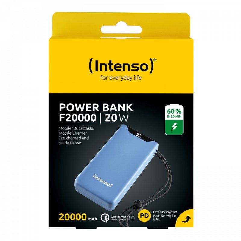 Intenso 7332055 power bank Lithium Polymer (LiPo) 20000 mAh Blue