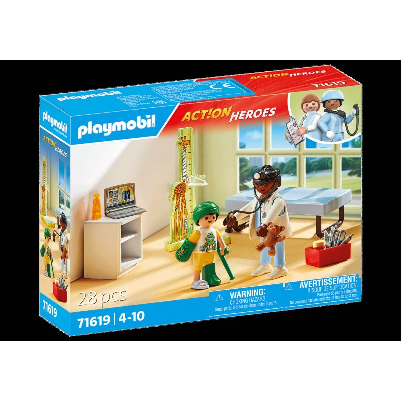 71619 Playm. Kinderarzt mit Teddybär 71619