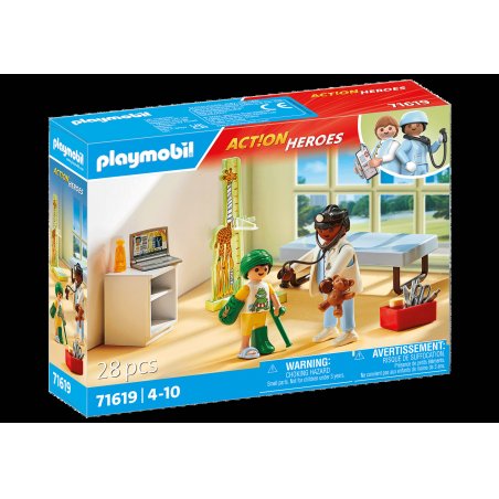 71619 Playm. Kinderarzt mit Teddybär 71619