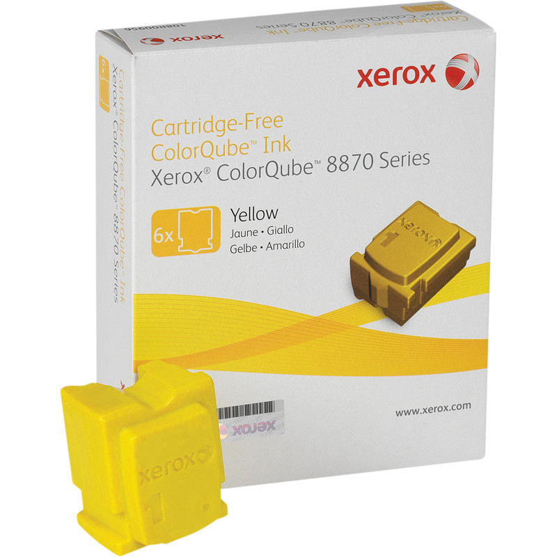 JAUNE 2 BâTONNETS 4 2K PAGES F/ COLORQUBE 8700/8900