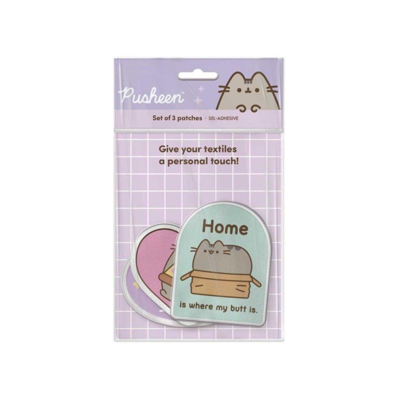 PUSHEEN - Set de 3 Transfert pour textile