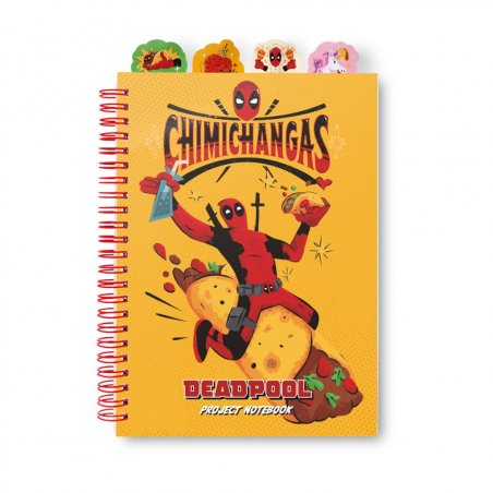 DEADPOOL - Notebook Intercalaires - Format A5