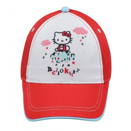 HELLO KITTY - Rouge - Casquette 52cm