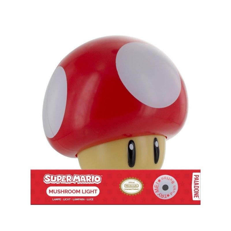NINTENDO - Veilleuse Sonore - Mushroom - 12cm - Try Me