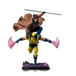 Iron Studios - Deluxe Art Scale 1/10 - Marvel - X-Men ’97 - Gambit et Wolverine Statue 29cm