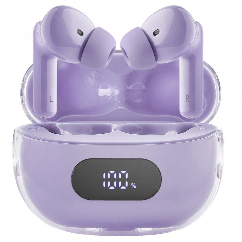Intenso T313AE Headset True Wireless Stereo (TWS) In-ear Calls/Music/Sport/Everyday USB Type-C Bluetooth Purple