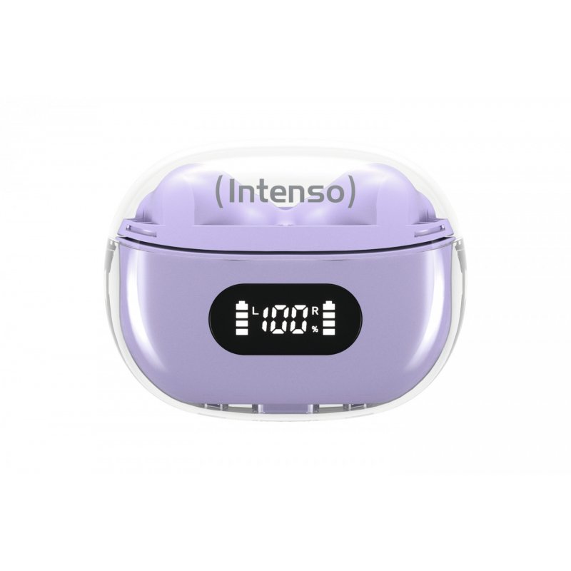 Intenso T313AE Casque True Wireless Stereo (TWS) Ecouteurs Appels/Musique/Sport/Au quotidien USB Type-C Bluetooth Violet