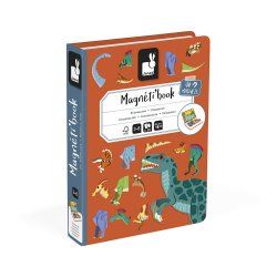 Janod - Magneti'book - Dinosaurs Magneti'book - 40 magnets (LKJ2590)