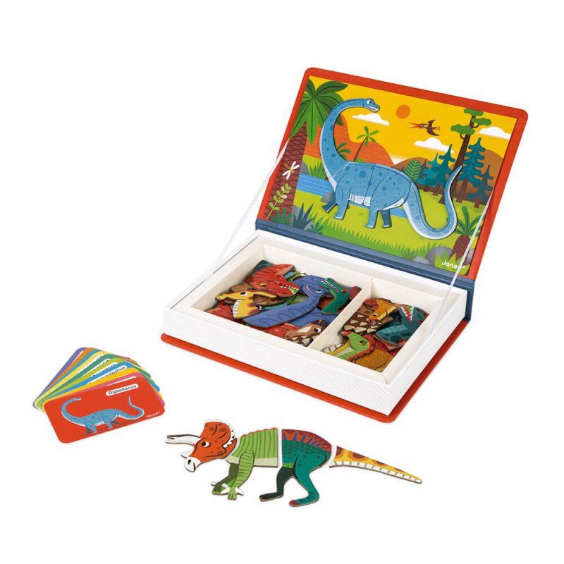 Janod - Magneti'book - Dinosaurs Magneti'book - 40 magnets (LKJ2590)