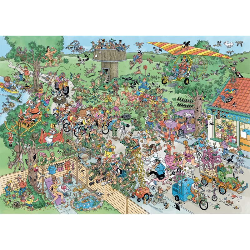 Jan van Haasteren - Big Garden Birdwatch (1000 Pieces)