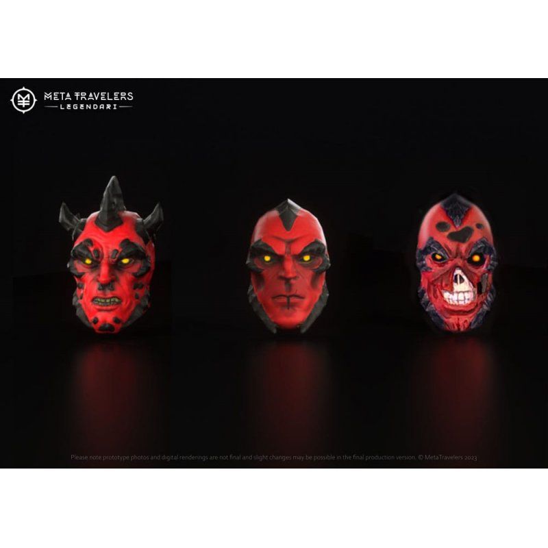 Legendari accessoires Nibiru Villains Head Pack