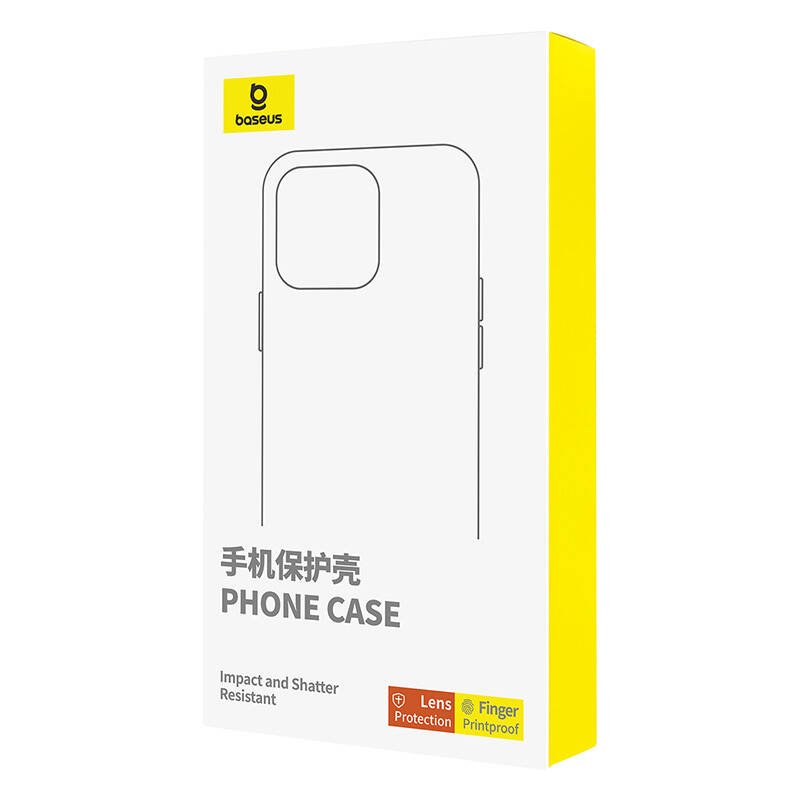 Phone Case with Stand Baseus SkyRing 360° for iP 15 tempered-glass and cleaning kit (black)