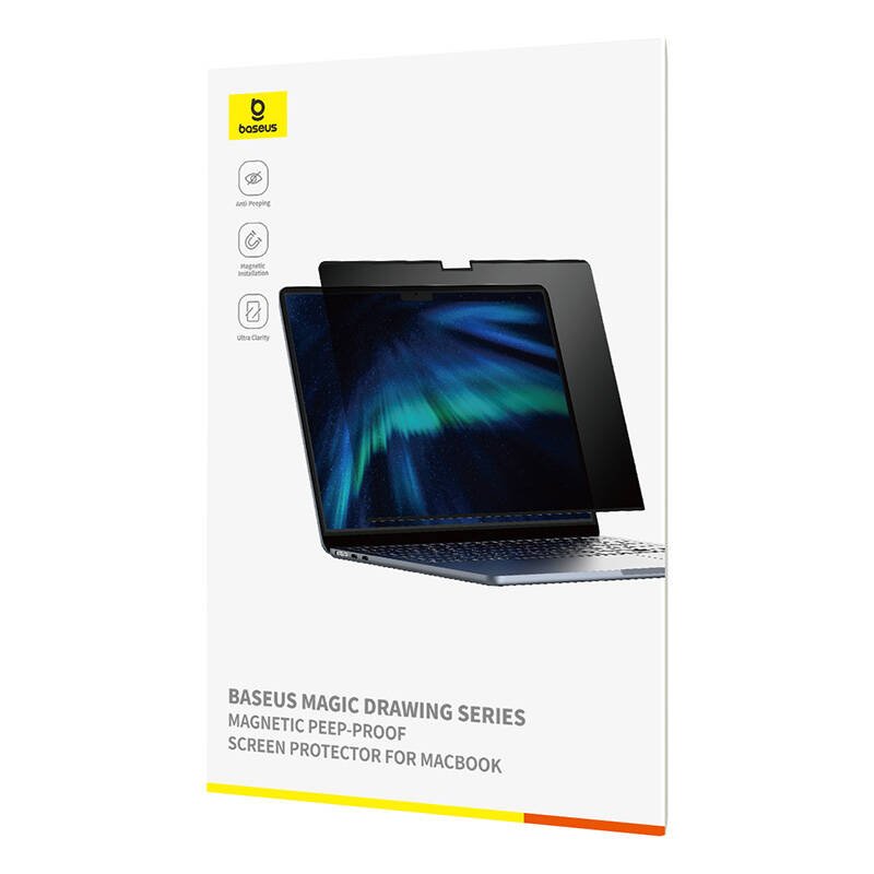 Screen Protector Baseus Magic Drawing for MacBook Air 15.3" (2023/2024) cleaning kit (clear)