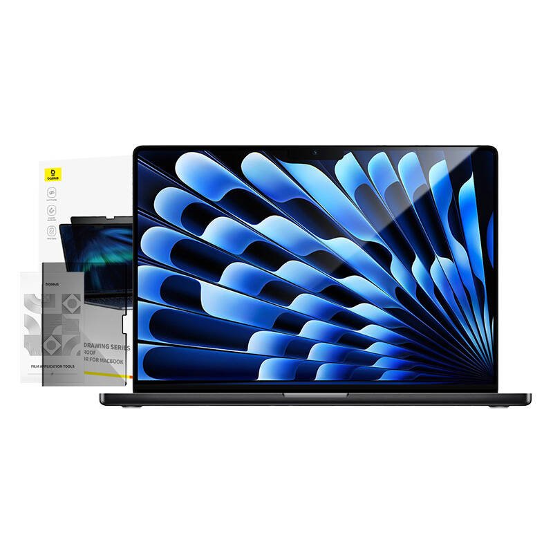Screen Protector Baseus Magic Drawing for MacBook Air 15.3" (2023/2024) cleaning kit (clear)