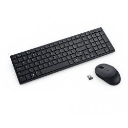 DELL KM555 keyboard Mouse included Universal RF Wireless Bluetooth AZERTY French Black