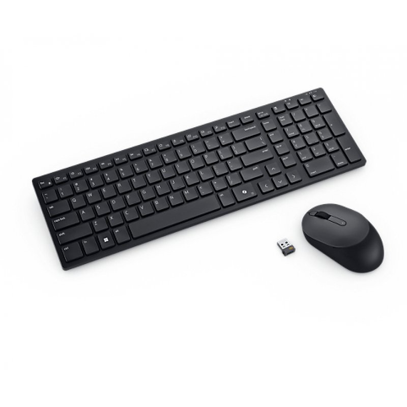 DELL KM555 clavier Souris incluse Universel RF sans fil Bluetooth AZERTY Français Noir