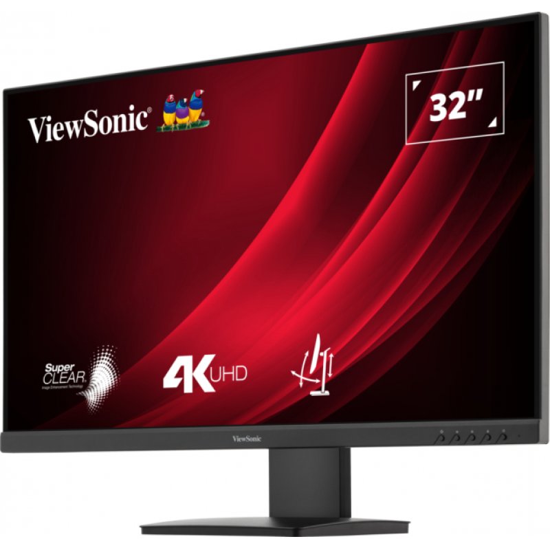 Viewsonic VG3208-4K computer monitor 81.3 cm (32") 3840 x 2160 pixels 4K Ultra HD LED Black