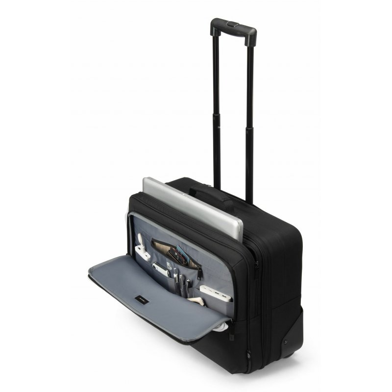 DICOTA D32036-RPET laptop case 43.9 cm (17.3") Trolley case Black