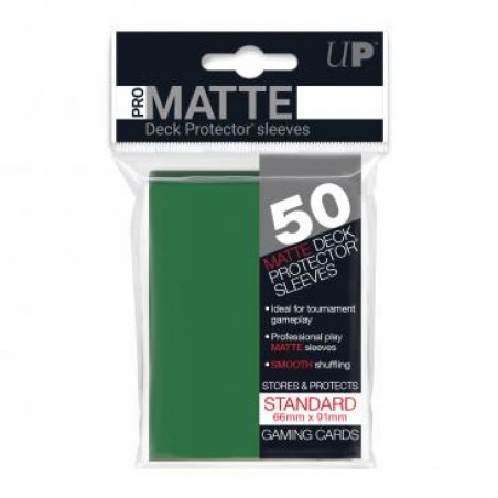 Ultra Pro - PRO-Matte Sachet de 50 protèges cartes standard Vert (66 x 91 mm)
