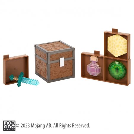 Minecraft Coffre à butin The End 10 cm