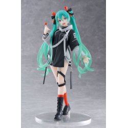 Hatsune Miku Wonderland statuette PVC Fashion Punk Ver. 18 cm