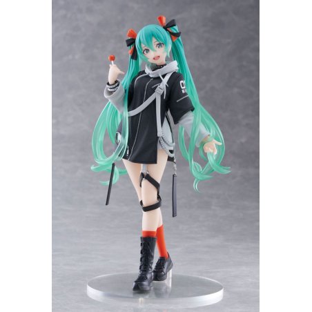 Hatsune Miku Wonderland statuette PVC Fashion Punk Ver. 18 cm