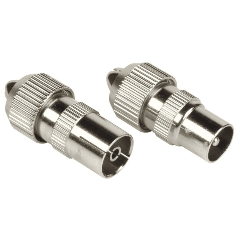 Hama 00205211 connecteur coaxial 2 pièce(s)