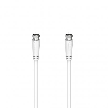 Hama 00205063 câble coaxial 1,5 m F Blanc