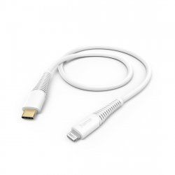 Hama Charging/Data USB-C to Lightning Cable, 480Mbps, 1.5 Metre, White