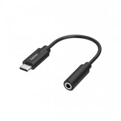 Hama 00205282 mobile phone cable Black USB C 3.5mm