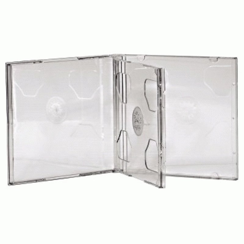 Hama CD Double Jewel Case, Pack 5 2 discs Transparent