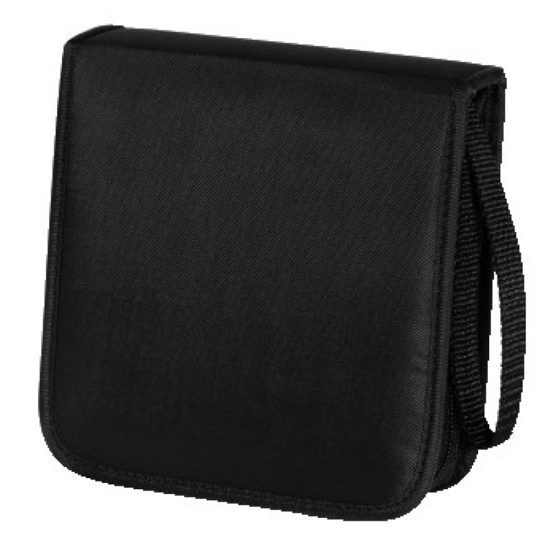Hama CD/DVD/Blu-Ray Disc Wallet, Up to 20 Discs, Black