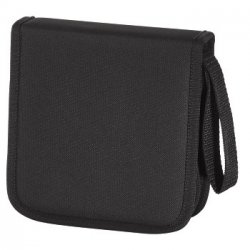 Hama CD/DVD/Blu-Ray Disc Wallet, Up to 32 Discs, Black