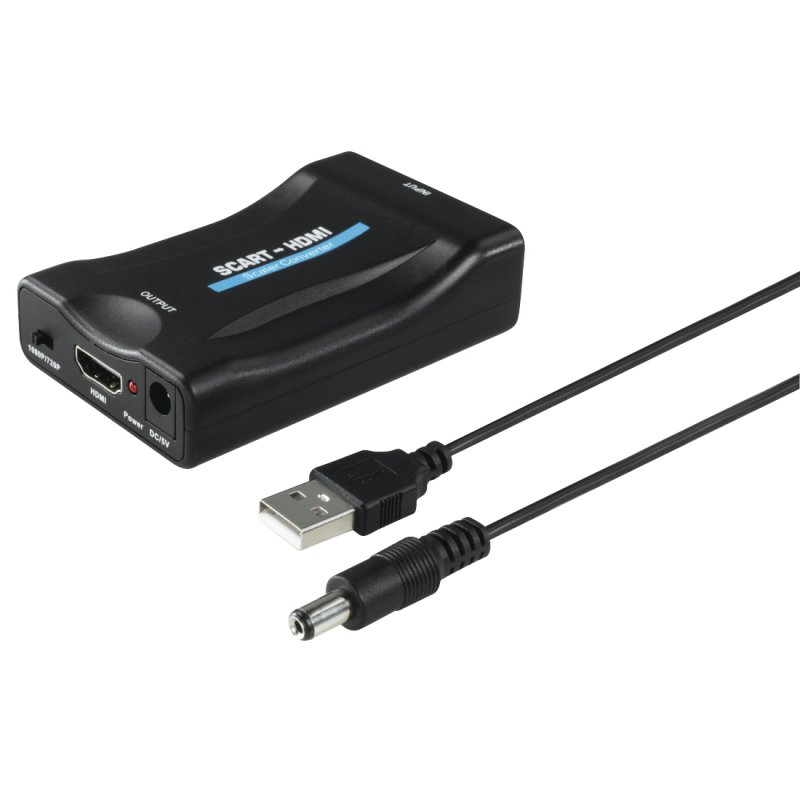 Hama AV Converter Dongle - Scart Female to HDMI Female