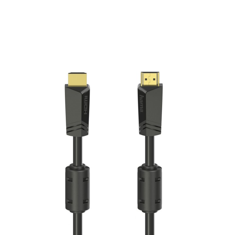 Hama High Speed HDMI Cable, Ultra-HD 4K, Ethernet, Gold-Plated, 10 Metre