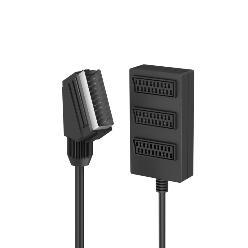 Hama Scart 3-Way Splitter, 0.5 Metre Cable