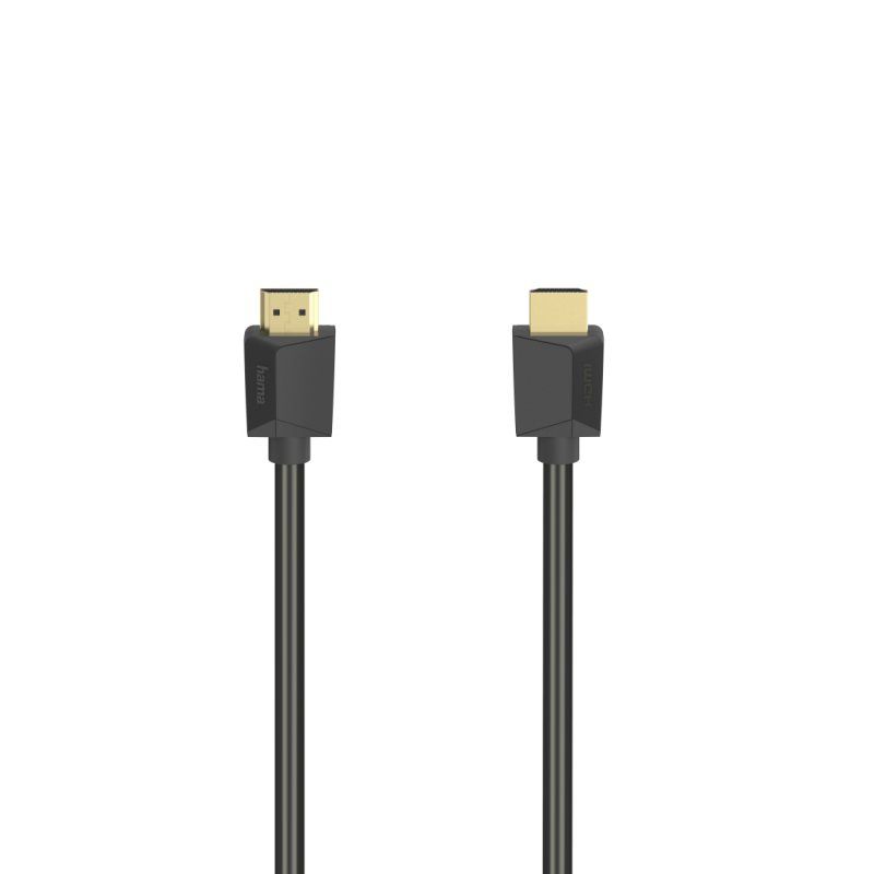 Hama Ultra High Speed HDMI Cable, Ultra-HD 8K, Ethernet, Gold-Plated, 2 Metre