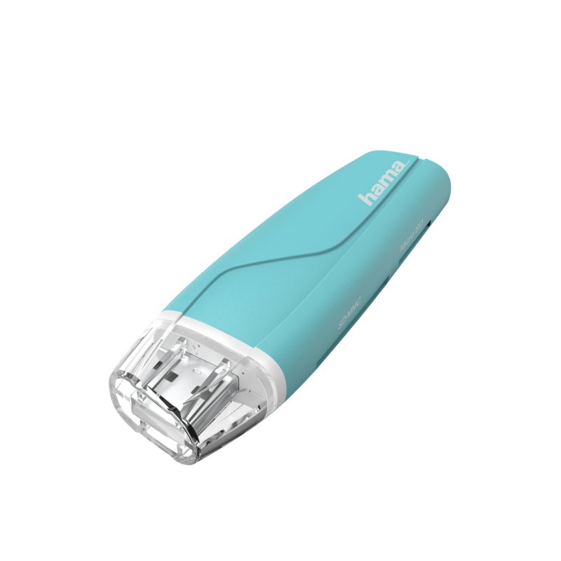 Hama 00200132 lecteur de carte mémoire USB 2.0 Noir, Vert, Rose, Turquoise
