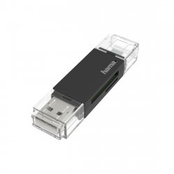Hama 00200130 lecteur de carte mémoire USB/Micro-USB Noir