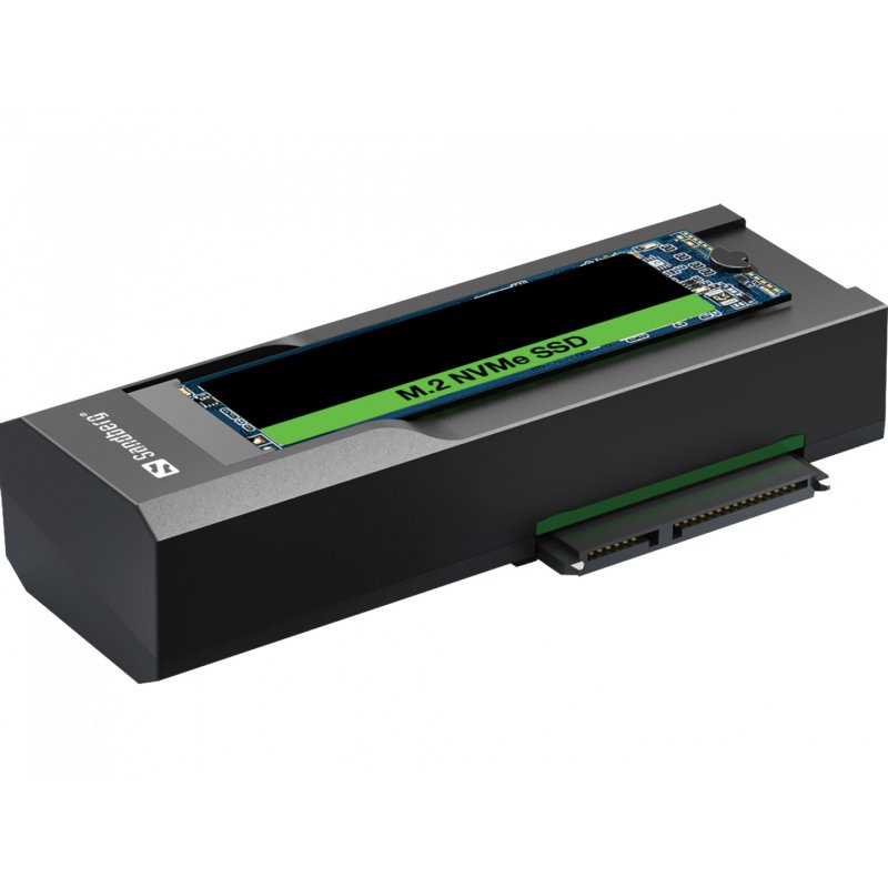 Sandberg (136-49) USB 3.2 Cloner and Dock for M.2 NVMe SATA, USB-C/USB-A, 5 Year Warranty