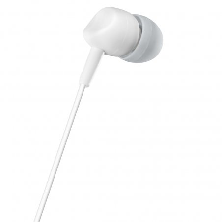 Hama Kooky In-Ear Earset, 3.5mm Jack, Inline Microphone, Answer Button, Cable Kink Protection, White